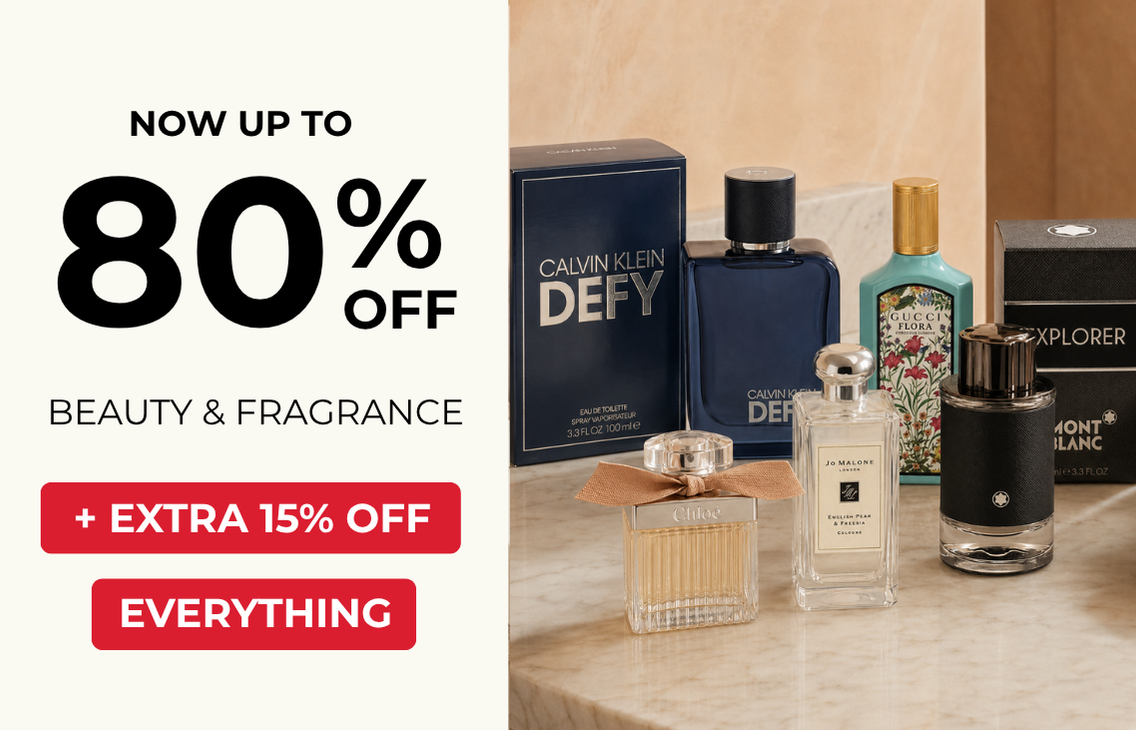 THE BIG BEAUTY & FRAGRANCE EVENT NOW UP TO 80% OFF +EXTRA 15% OFF EVERYTHING CODE: JUNE15
