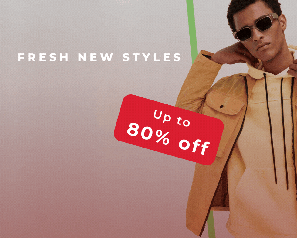 OUR BIGGEST SALE IS HERE UP TO 80% OFF FRESH NEW STYLES