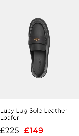 Coach Lucy Lug Sole Leather Loafer £225.00 £149.00
