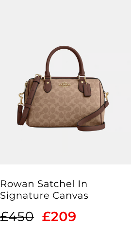 Coach Rowan Satchel in Signature Canvas £450.00 £209.00