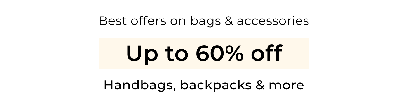 Best Black Friday offers on bags & accessories.