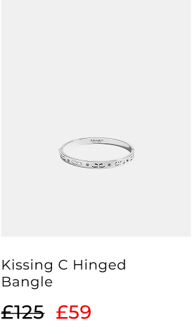 Kissing C Hinged Bangle
