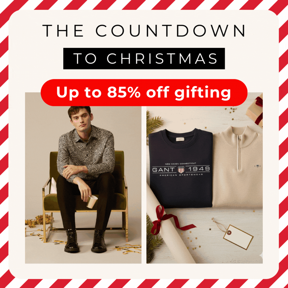 THE COUNTDOWN TO CHRISTMAS | NOW UP TO 85% OFF GIFTING 