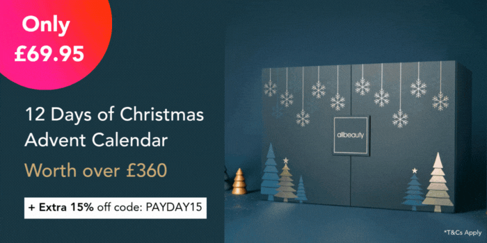 allbeauty 12 Days of Christmas Advent Calendar - 15 beauty treats (worth over £360)