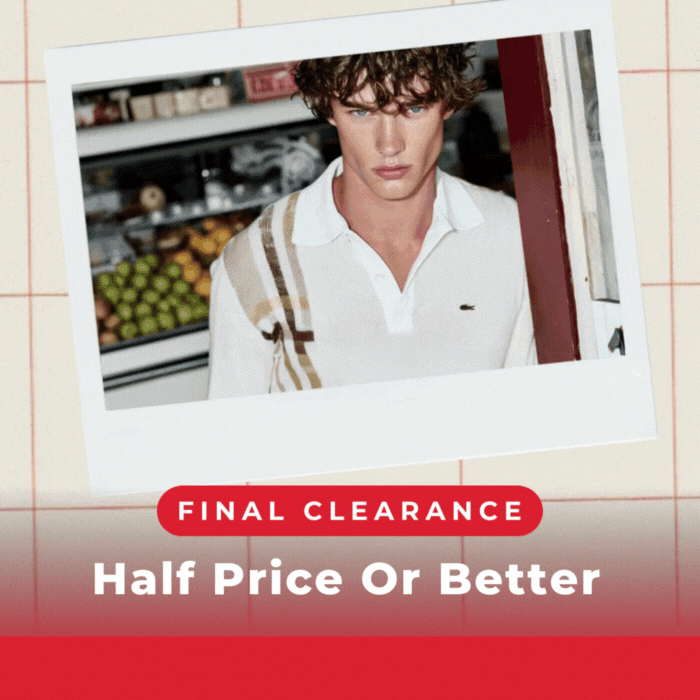 FINAL CLEARANCE SALE HALF PRICE OR BETTER 