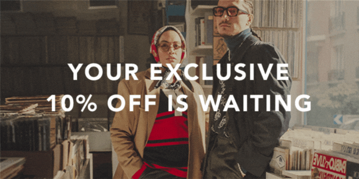 GET 10% OFF