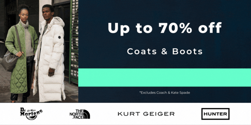 UP TO 70% OFF + EXTRA 10% OFF COAST & BOOTS WITH CODE: AUTUMN10