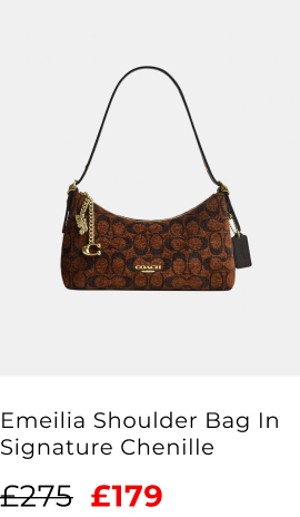 Emeilia Shoulder Bag In Signature Chenille