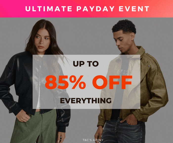 YOUR EMAIL EXCLUSIVE IS LIVE ULTIMATE PAYDAY EVENT UP TO 85% OFF EVERYTHING + EXTRA 10% OFF CODE:PAYDAY