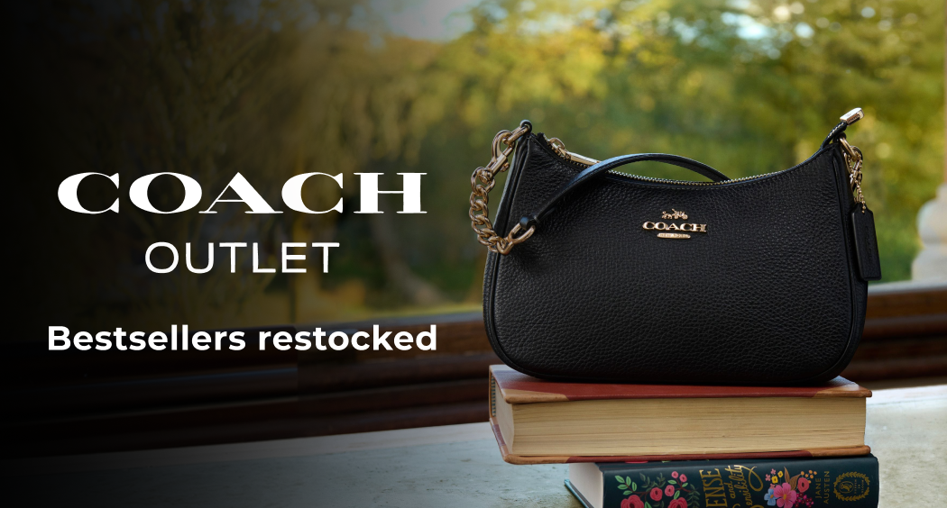 ENDS TODAY: COACH OUTLET BESTSELLERS RESTOCKED + FREE DELIVERY WITH CODE: FREEDEL