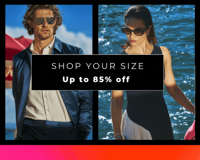 Up to 85% Off SHOP YOUR SIZE + Additional 10% Off everything with code PAYDAY