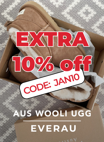 AUS WOOLI UGG EVER AU +EXTRA 10% OFF CODE: JAN10