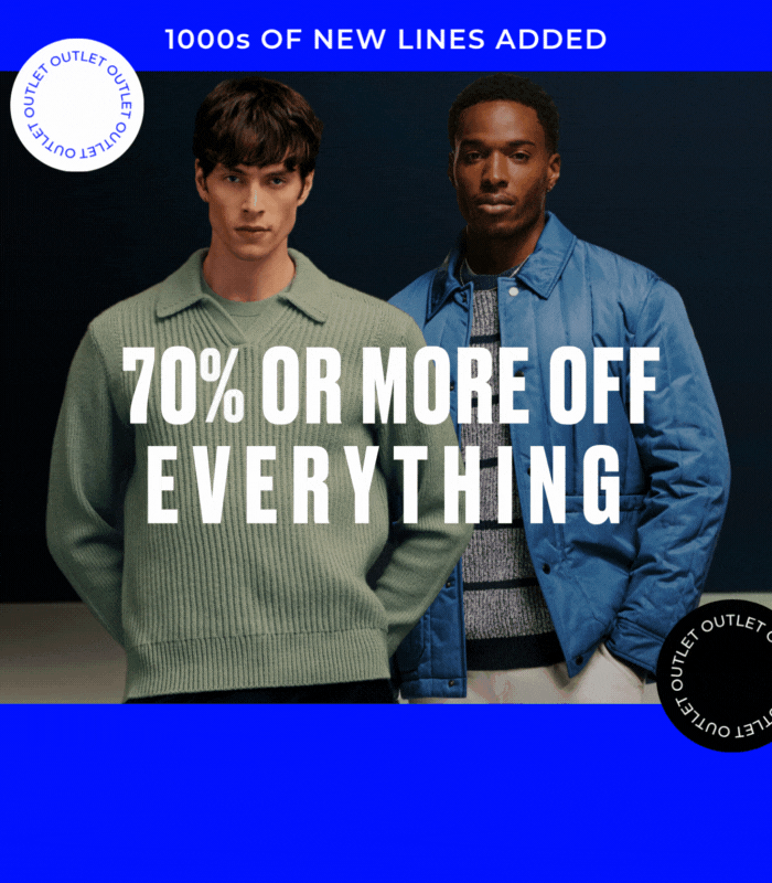 BLACK FRIDAY OUTLET 70% OR MORE OFF EVERYTHING 