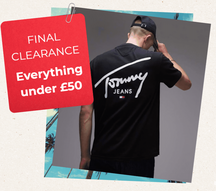 FINAL CLEARANCE EVERYTHING UNDER £50