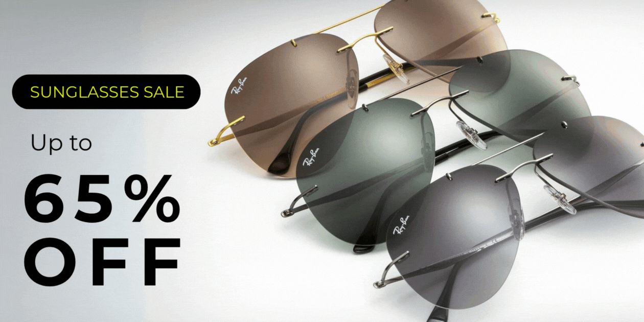 Up to 65% off Sunglasses + extra 10% off use code: SHADE10 