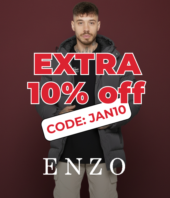 ENZO +EXTRA 10% OFF CODE: JAN10