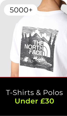 5000+ T-SHIRTS & POLOS UNDER £30