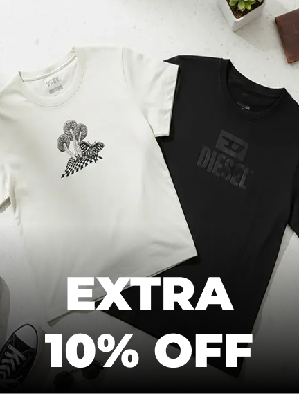 T-SHIRTS & POLOS +EXTRA 10% OFF CODE: APRIL10