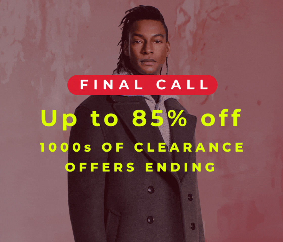 100OS OF CLEARANCE OFFERS ENDING UP TO 85% OFF