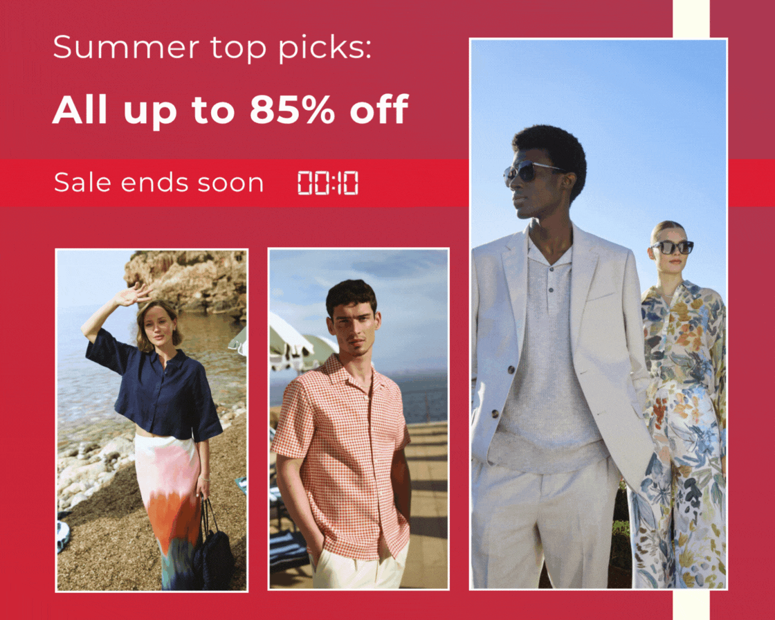 SUMMER TOP PICKS : ALL UP TO 85% OFF