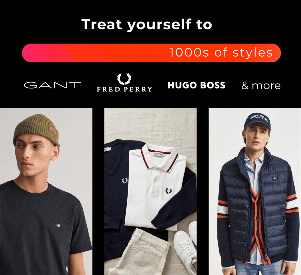 TREAT YOURSELF TO AN EXTRA 10% OFF 1000'S STYLES ASOS, FRED PERRY, CLARINS & MORE....