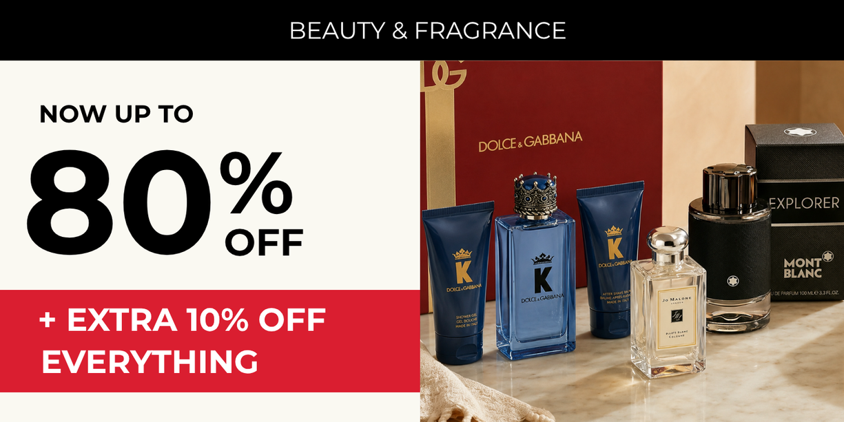 THE BIG BEAUTY & FRAGRANCE EVENT NOW UP TO 80% OFF +EXTRA 10% OFF EVERYTHING CODE: JUNE10