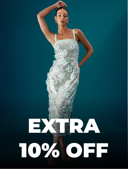 EXTRA 10% OFF 8000+ DRESSES FROM BOOHOO, KAREN MILLEN, WAREHOUSE & MORE...