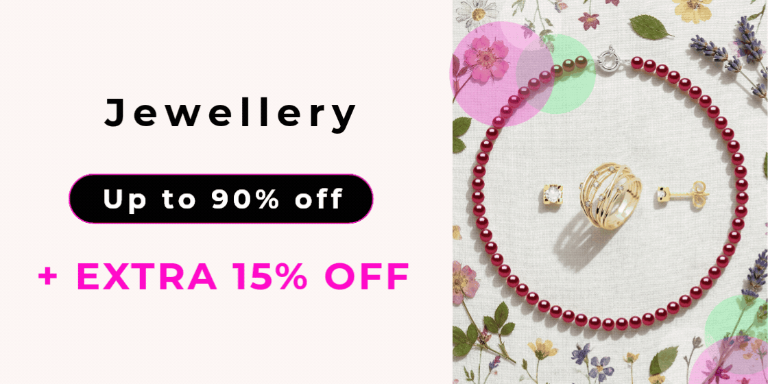JEWELLERY UP TO 90% OFF +EXTRA 15% OFF CODE: BDAY15