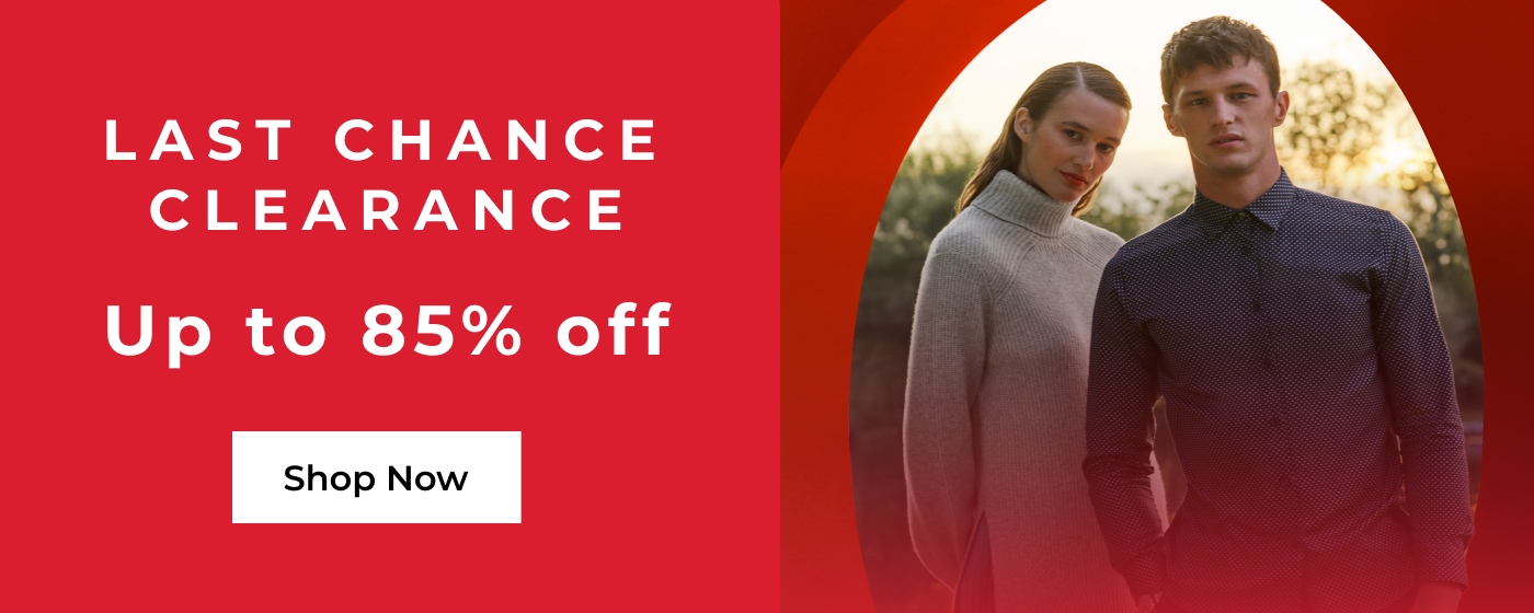 LAST CHANCE CLEARANCE UP TO 85% OFF 
