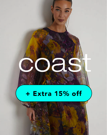 COAST +EXTRA 15% OFF CODE: STYLE15