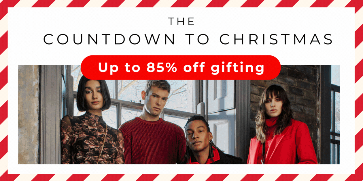 THE GIFTING COUNTDOWN TO CHRISTMAS NOW UP TO 85% OFF GIFTING 