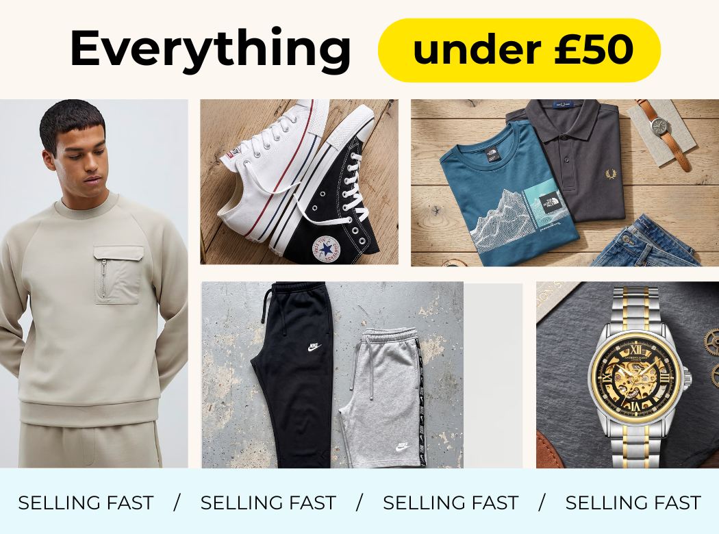 EVERY SINGLE THING UNDER £50 SELLING FAST
