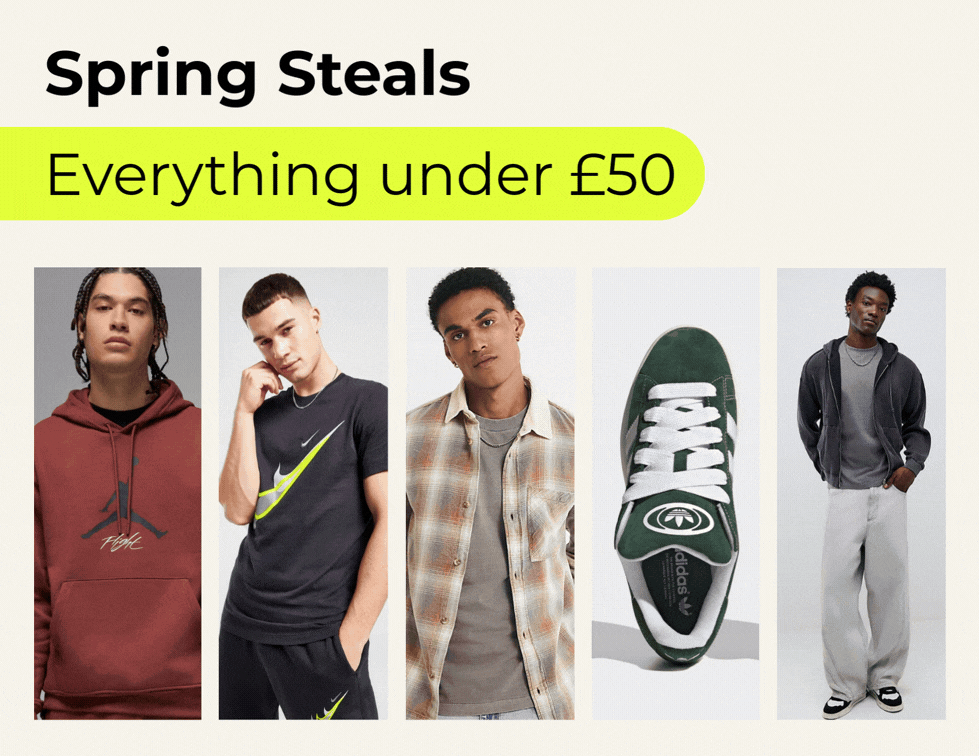 SPRING STEALS EVERYTHING UNDER £50