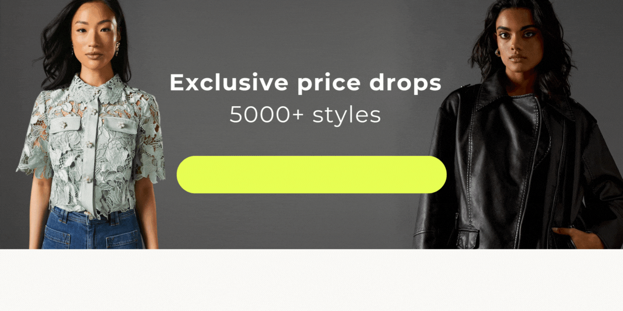 EXCLUSIVE PRICE DROPS 5000+ STYLES DON'T MISS: ENDSMONDAY 