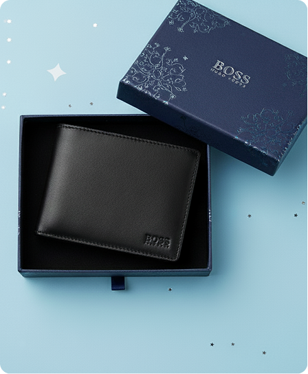 " WALLETS BOSS, VALENTINO, TOMMY HILFIGER"