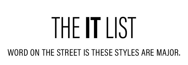 The It List