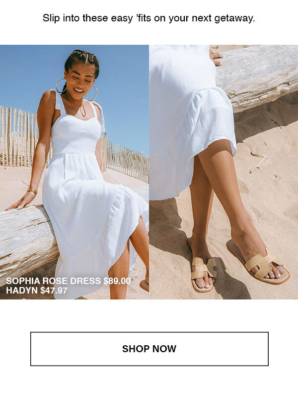 hadyn and sophia-rose dress on model