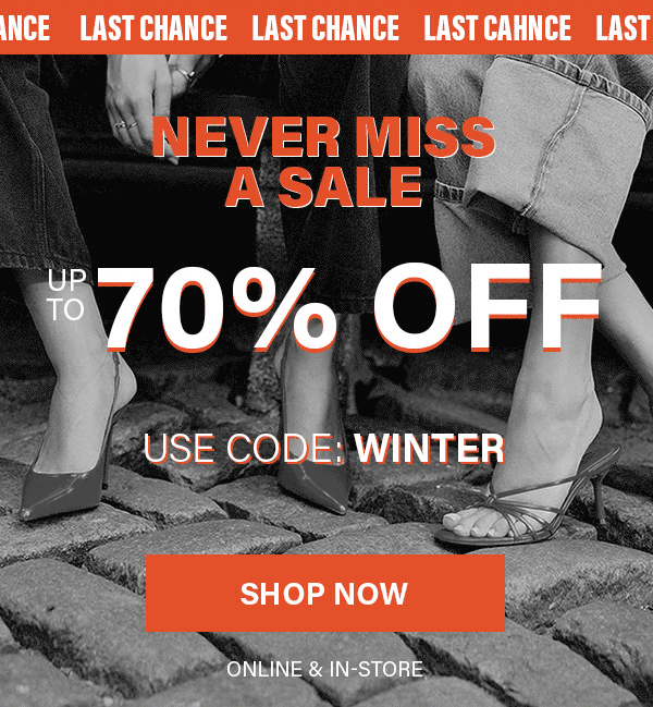 Up To 70% Off