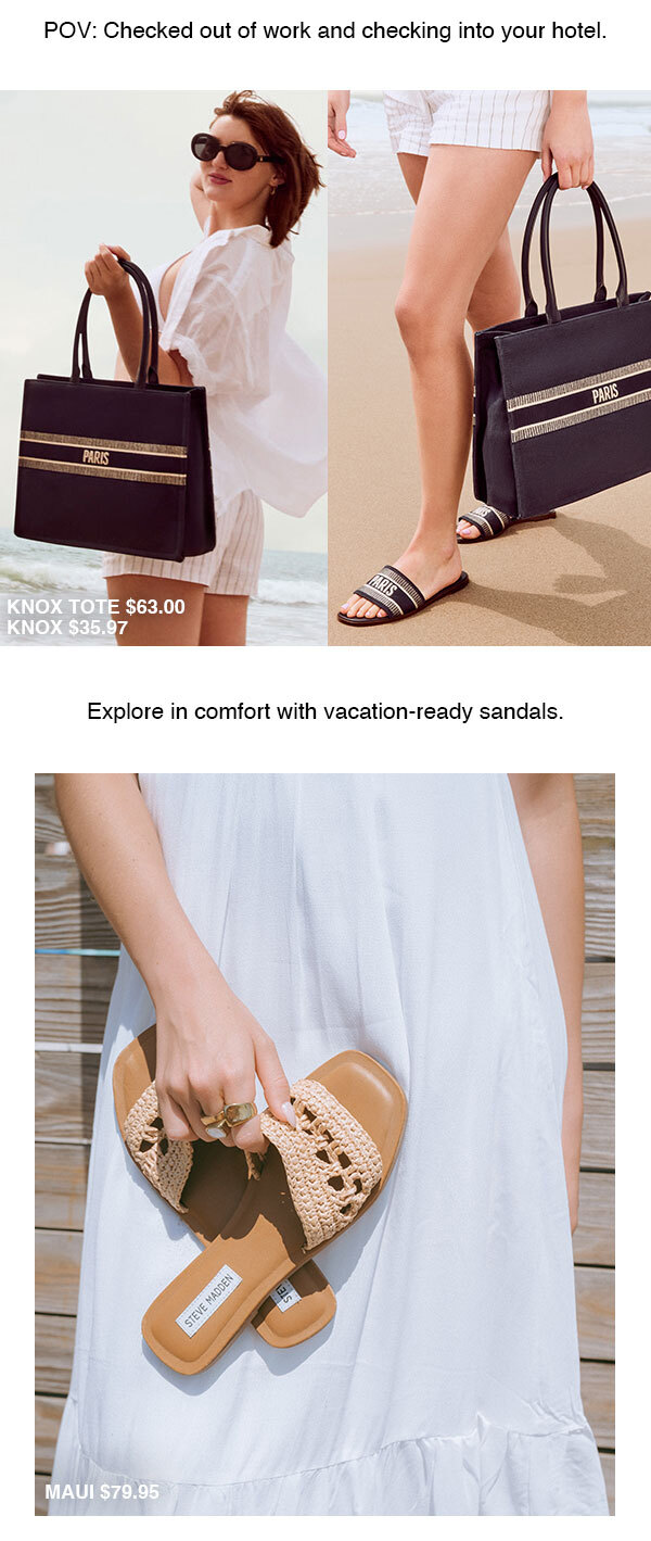 Knox And knox tote and maui on model