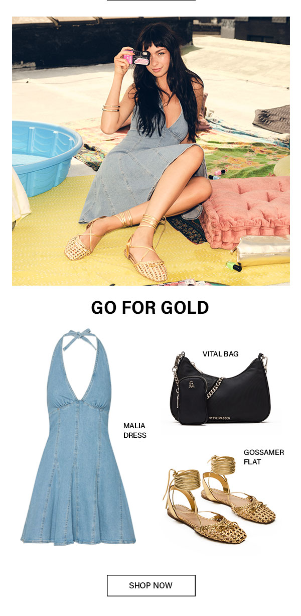 Malia Dress, Vital bag, Gossamer Flat