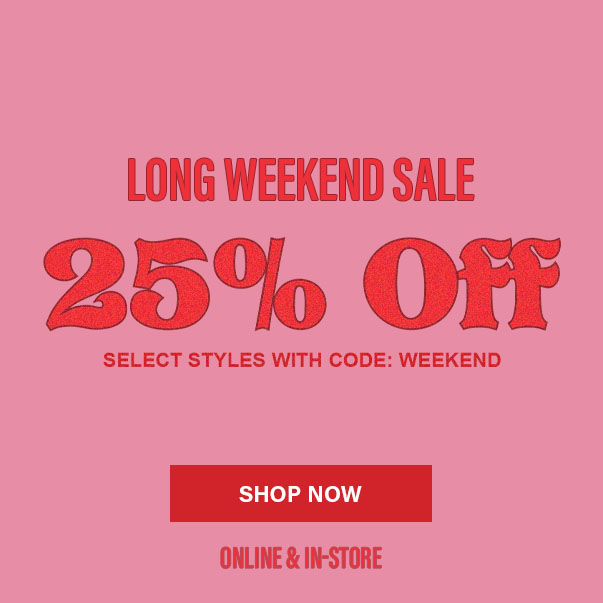 Long Weekend Sale