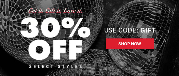 30% Off Select Styles