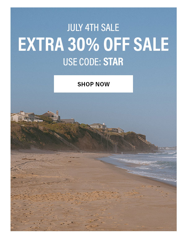 Extra 30% Off Sale