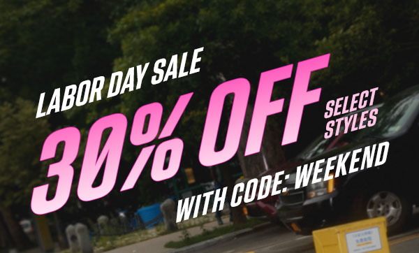 30% Off Select Styles