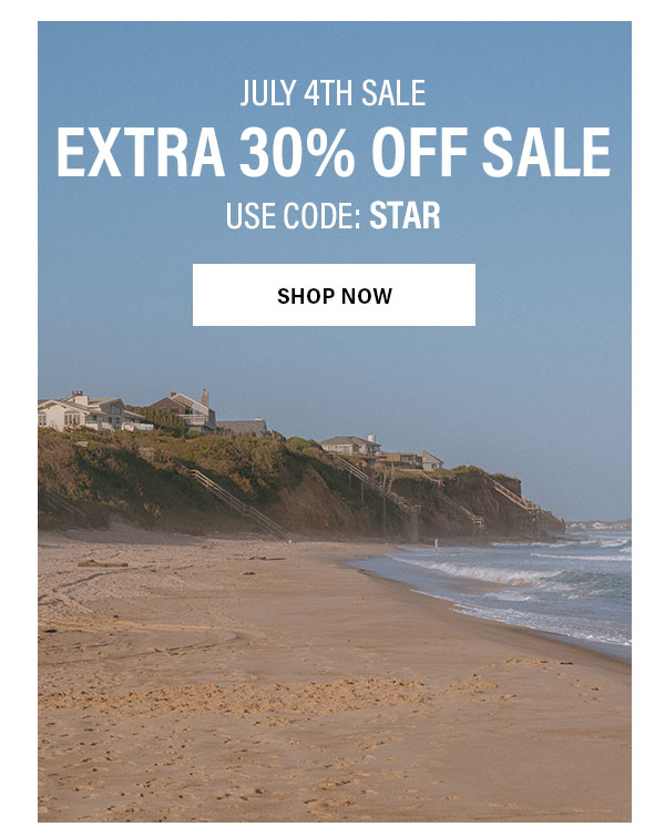 Extra 30% Off Sale