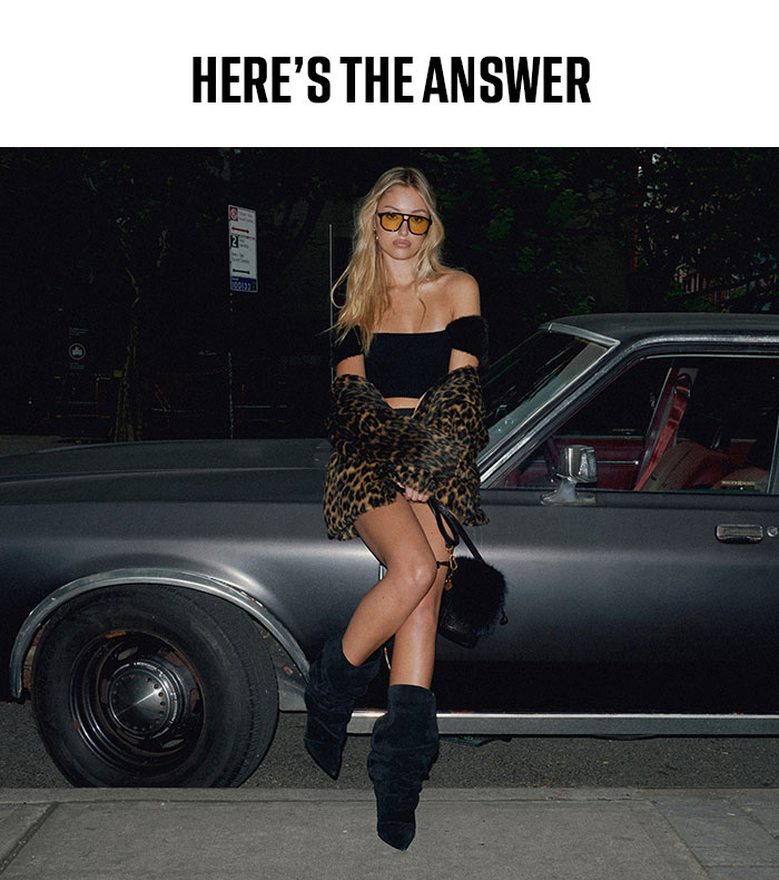 Here's The Answer