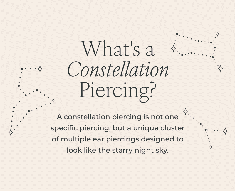 What's a constellation piercing?