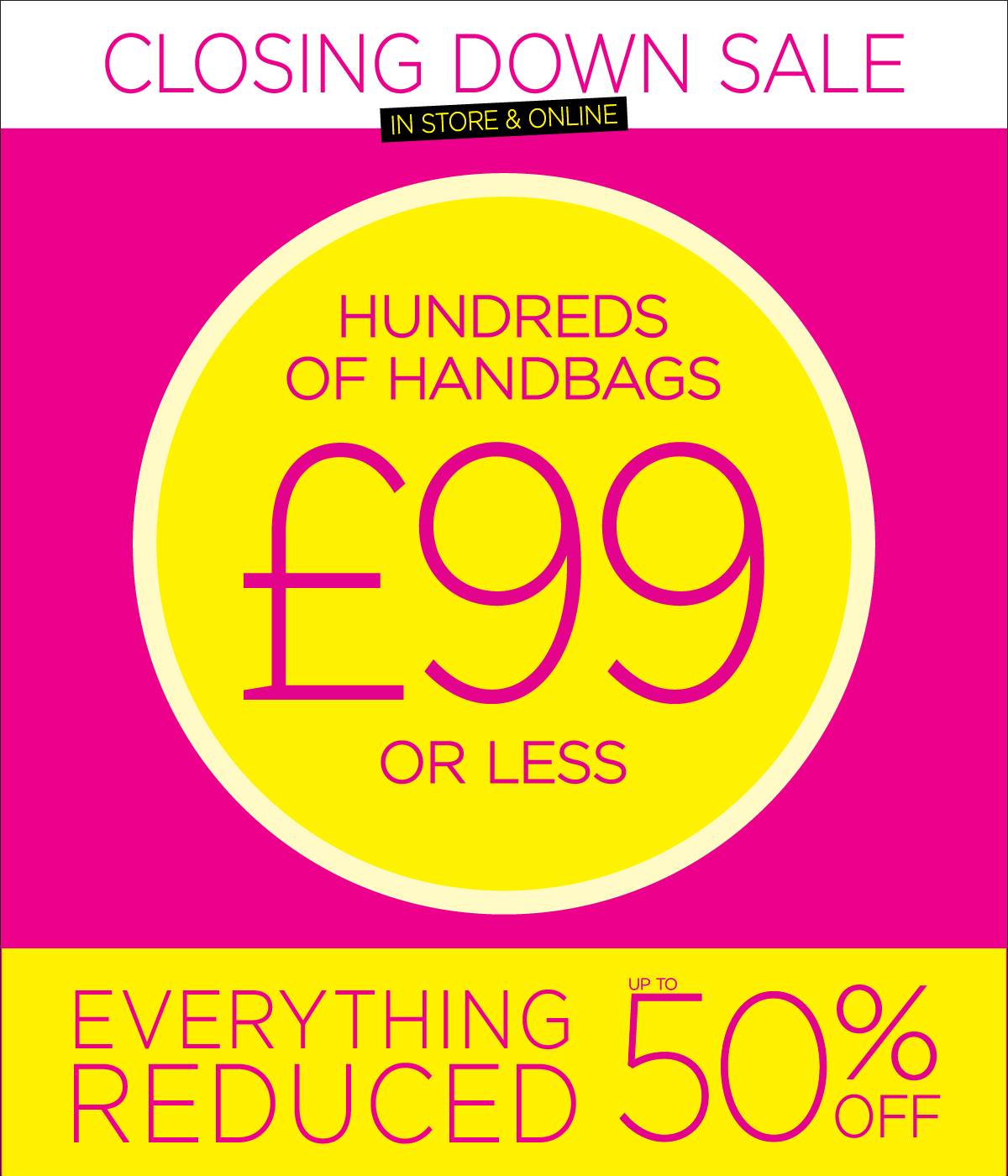 Closing Down Sale