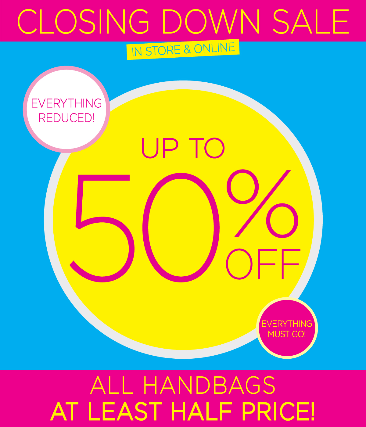 Closing Down Sale
