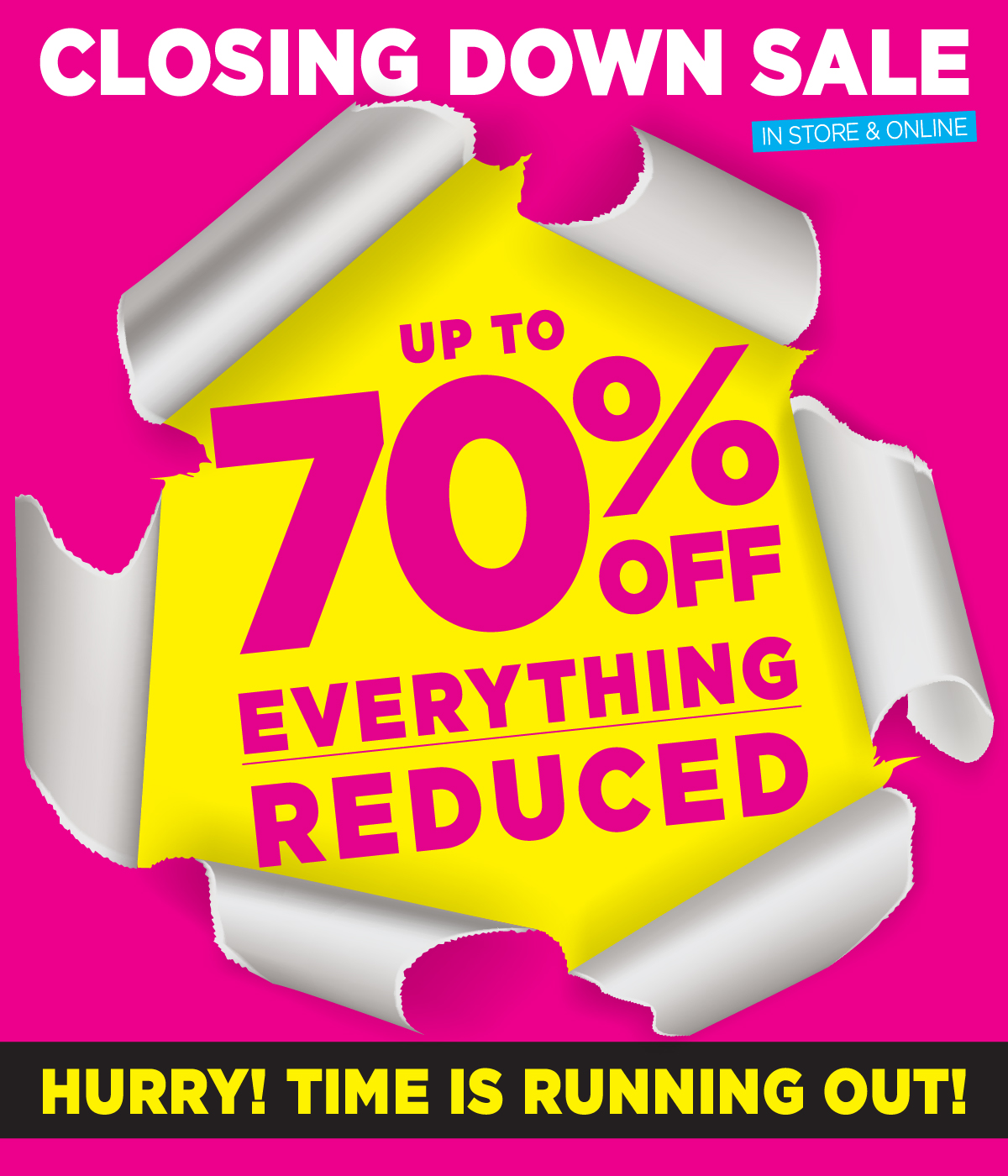 Closing Down Sale